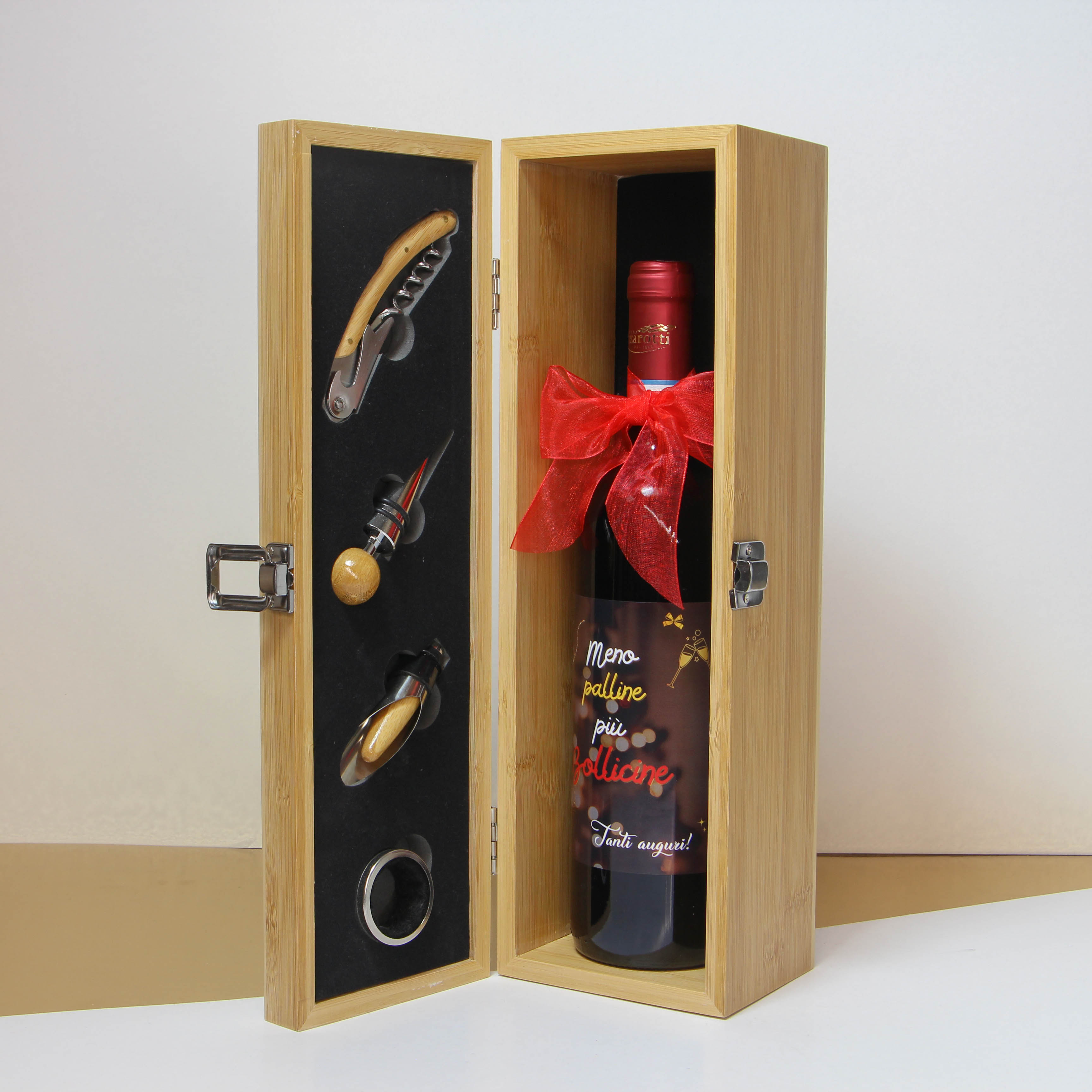 bottiglia personalizzata natale